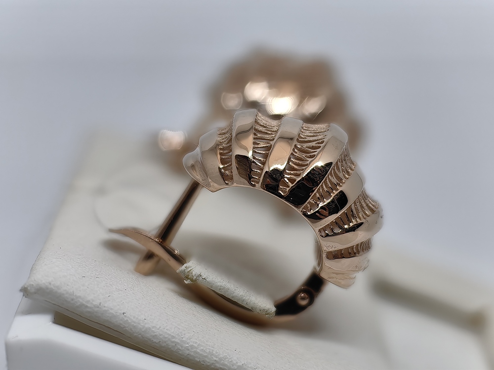 СЕРЬГИ БЕЗ КАМНЯ (Au 585)