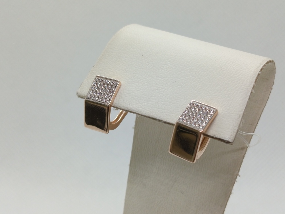 СЕРЬГИ С КАМНЯМИ (Au 585)