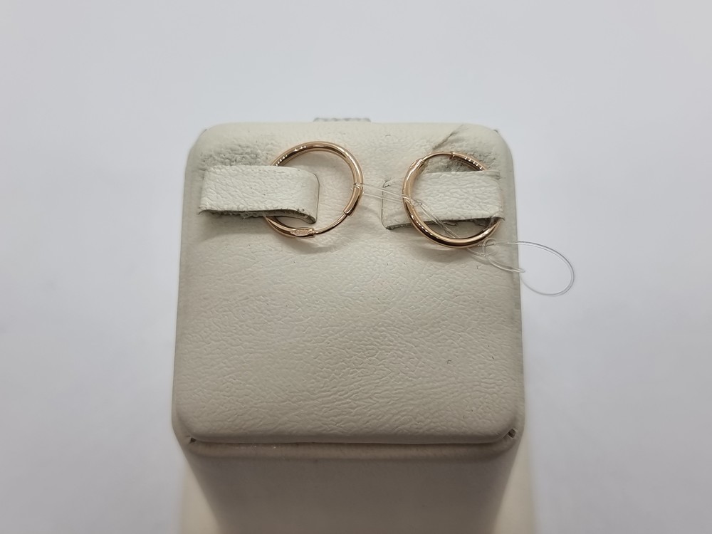 СЕРЬГИ КОНГО без камня (Au 585)