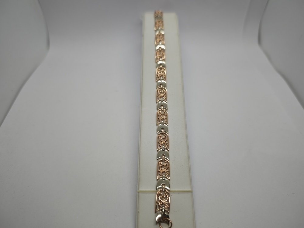 БРАСЛЕТ ПОЛНОВЕСНЫЙ Фантазия Au 585