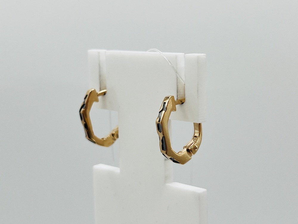 СЕРЬГИ БЕЗ КАМНЯ (Au 585)