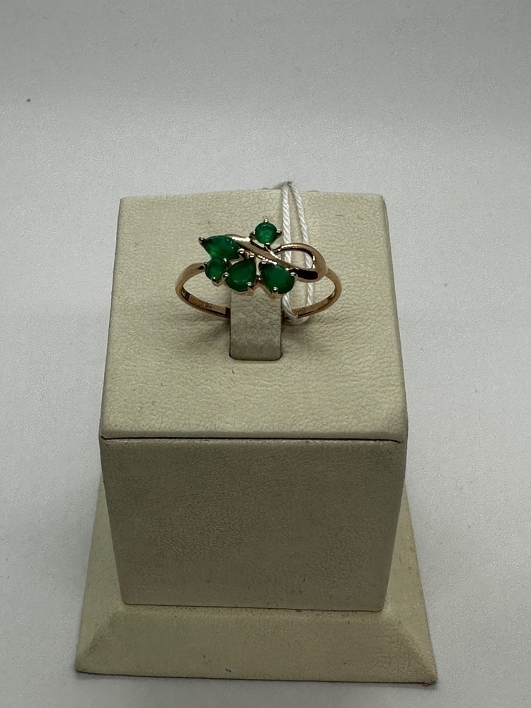 КОЛКМИ585 КОЛЬЦО С КАМНЯМИ (Au 585)