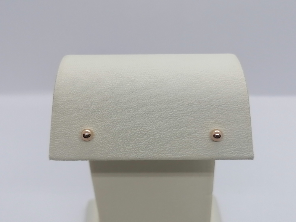 СЕРЬГИ ПУСЕТЫ без камня (Au 585)