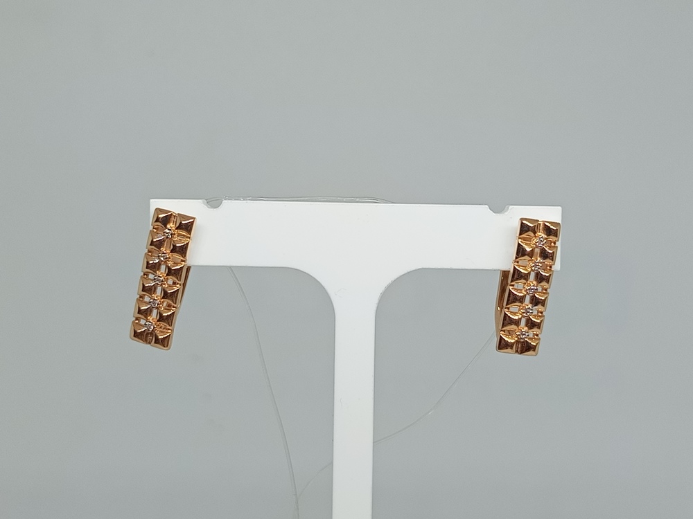 СЕРЬГИ С КАМНЯМИ (Au 585)