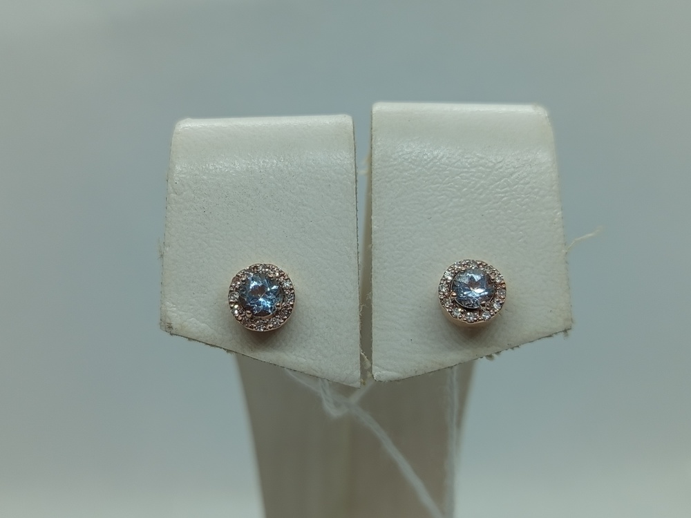 СПУС585 СЕРЬГИ ПУСЕТЫ (Au 585)