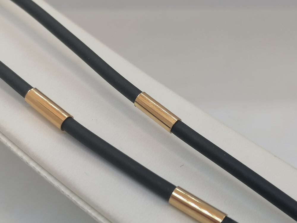 КОЛЬЕ КАУЧУК (Au 585)