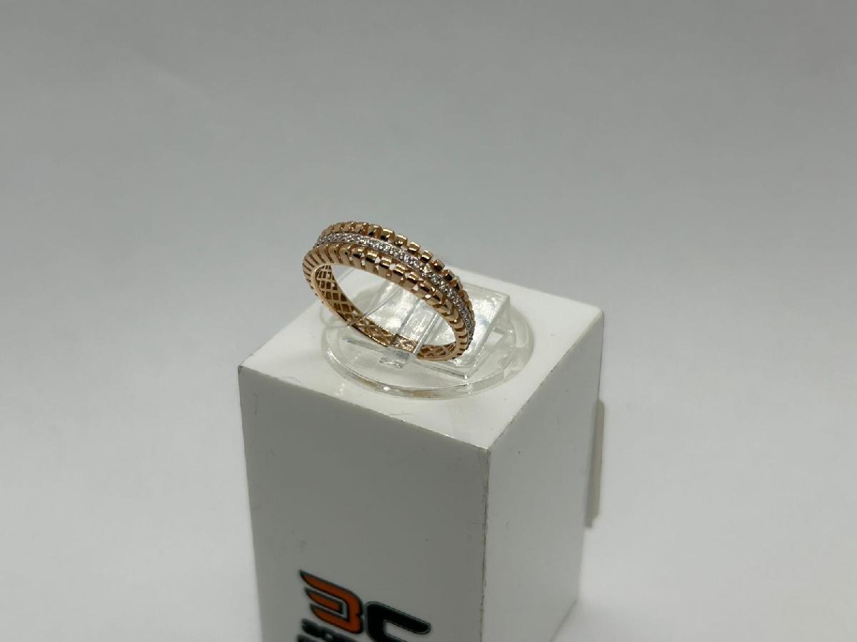 КОЛЬЦО С КАМНЯМИ (Au 585)