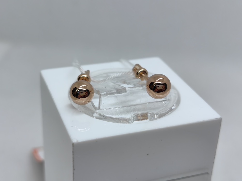 СПУС585 СЕРЬГИ ПУСЕТЫ (Au 585)