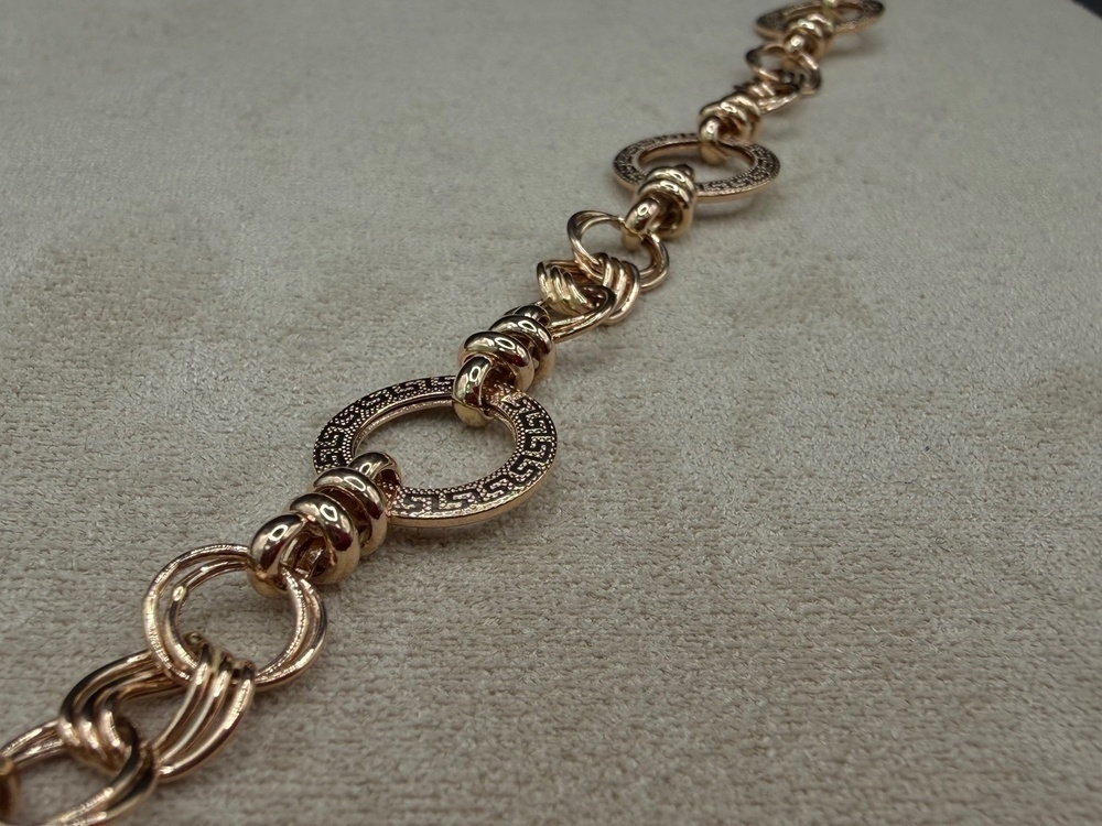 БРАСЛЕТ ПУСТОТЕЛЫЙ Фантазия (Au 585)