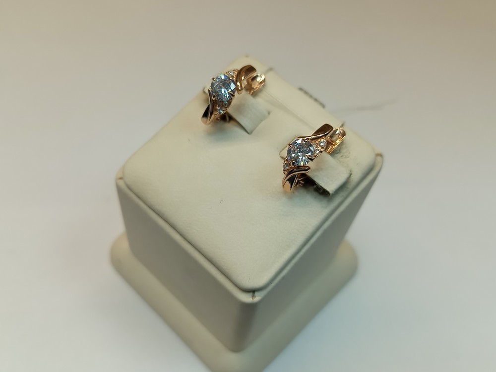 СЕРЬГИ С КАМНЯМИ (Au 585)