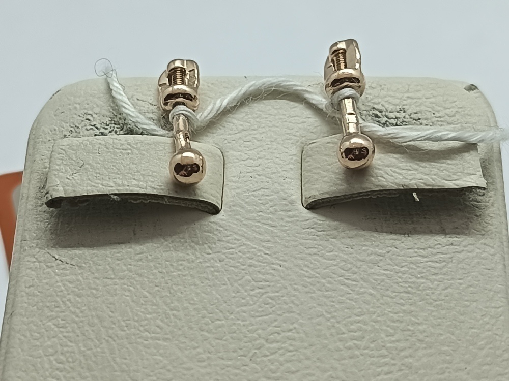 СПУС585 СЕРЬГИ ПУСЕТЫ (Au 585) СПУС585 СЕРЬГИ ПУСЕТЫ (Au 585)