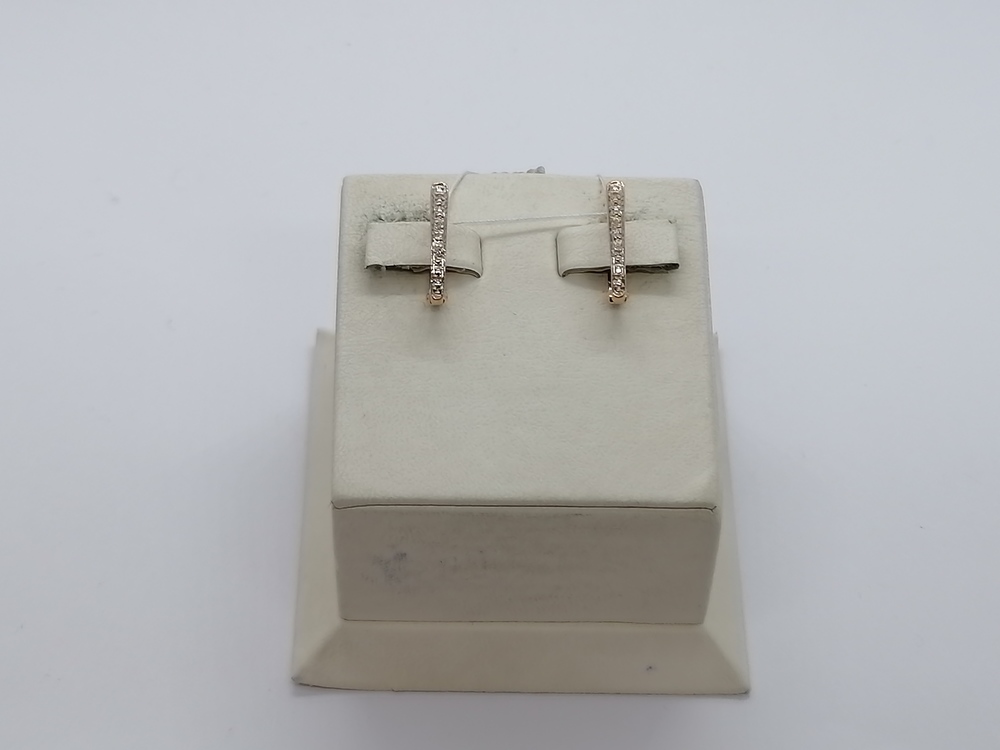 СКМИ585 СЕРЬГИ С КАМНЯМИ (Au 585)
