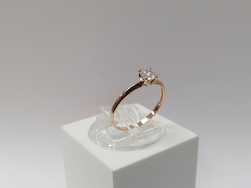 КОЛЬЦО С КАМНЕМ (Au 585)