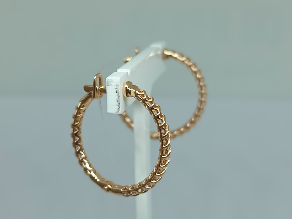 СЕРЬГИ КОНГО без камня (Au 585)