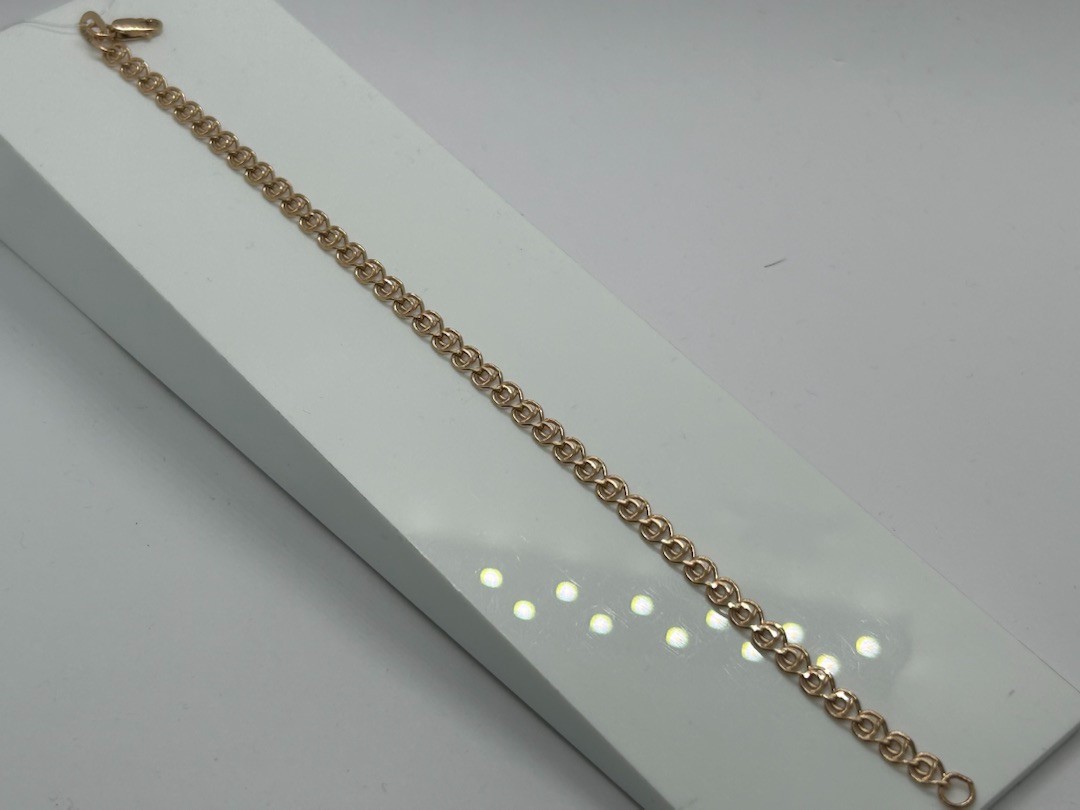 БРАСЛЕТ ПУСТОТЕЛЫЙ Лав (Au 585)