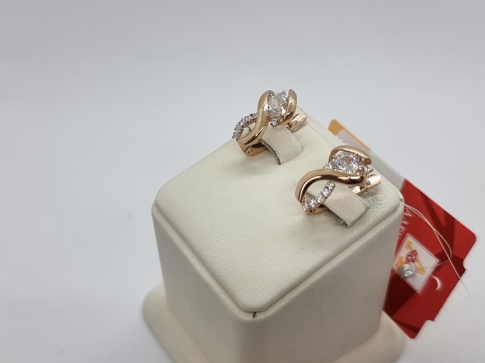 СЕРЬГИ С КАМНЯМИ (Au 585)