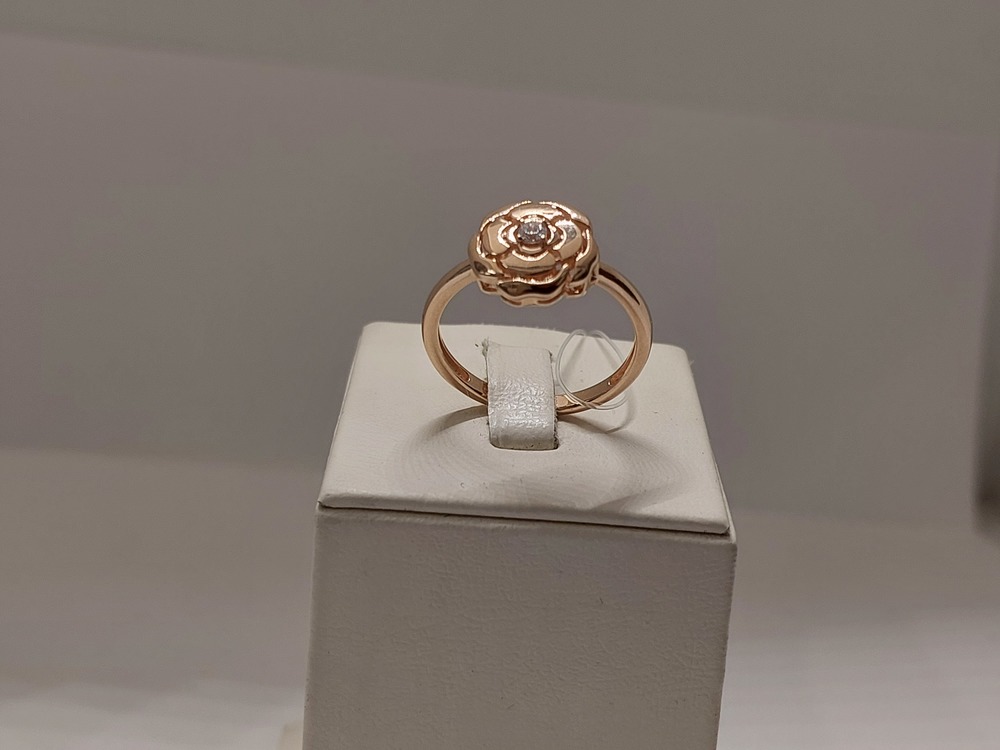 КОЛЬЦО С КАМНЯМИ (Au 585)