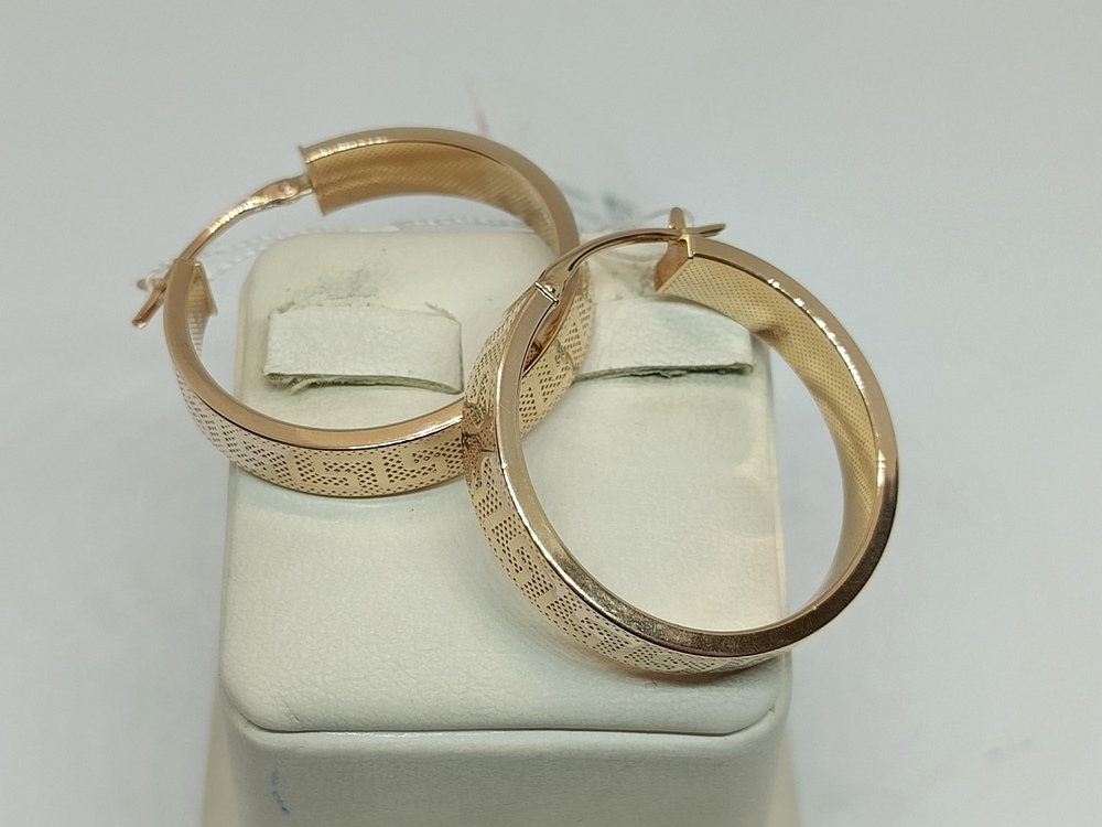 СЕРЬГИ БЕЗ КАМНЯ (Au 585)