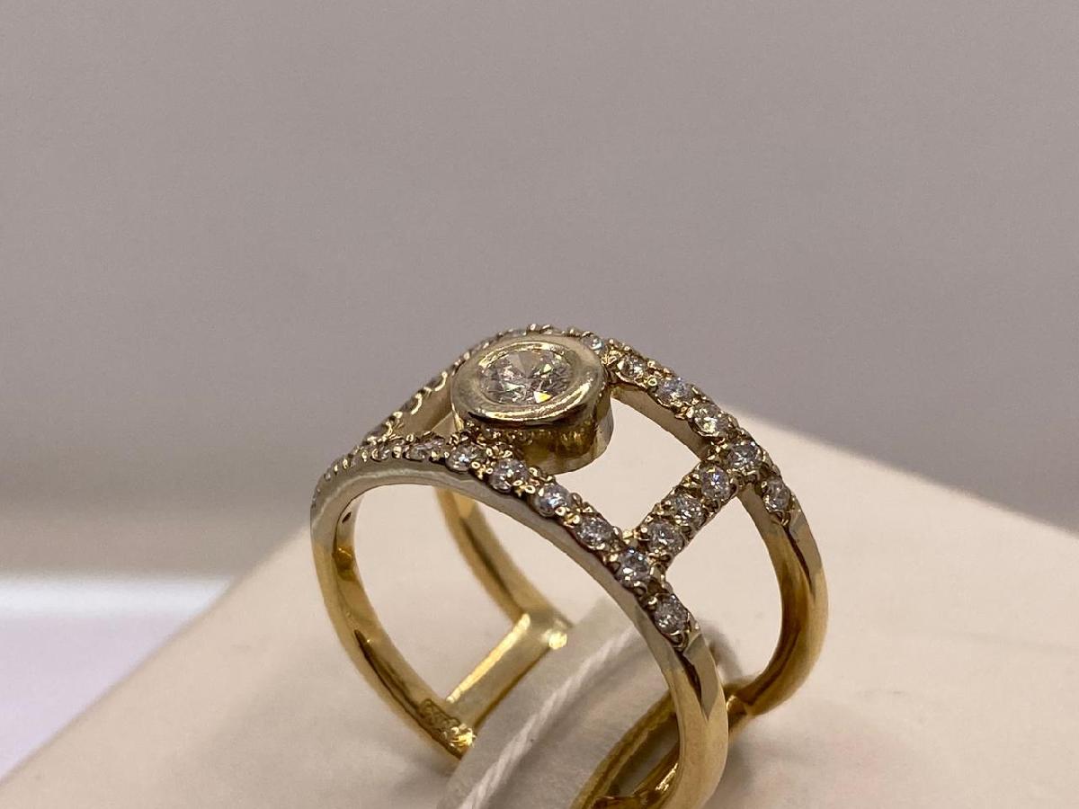 КОЛЬЦО БРИЛЛИАНТ Au 585