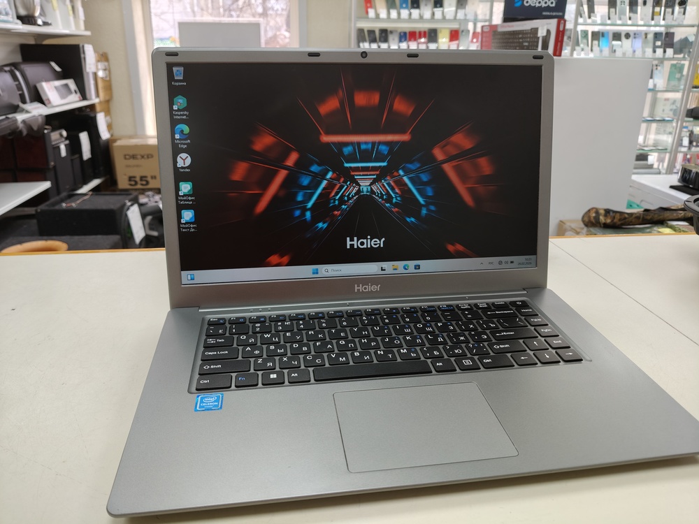 Ноутбук Haier; Celeron N4020, HD Graphics, 4 Гб, Нет, 120 Гб