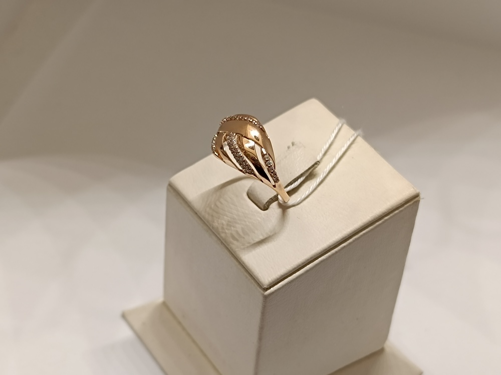 КОЛКМИ585 КОЛЬЦО С КАМНЯМИ (Au 585)