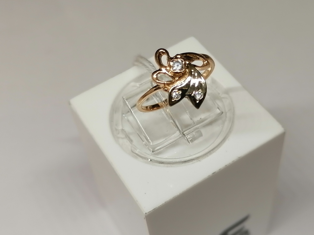 КОЛКМИ585 КОЛЬЦО С КАМНЯМИ (Au 585)