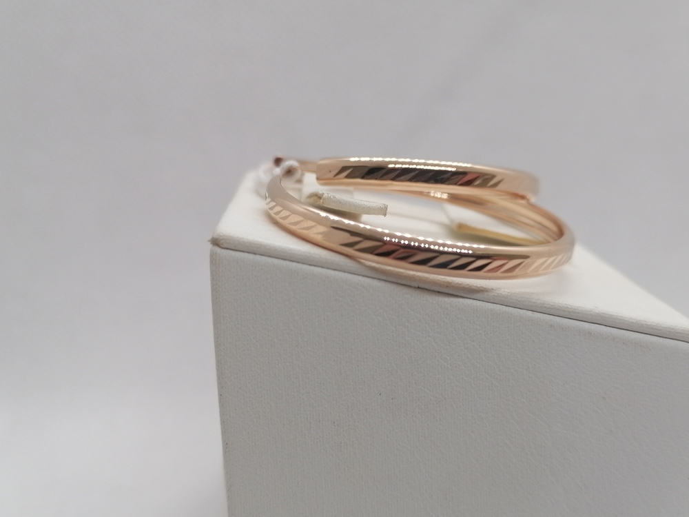 СКОН585 СЕРЬГИ КОНГО (Au 585)