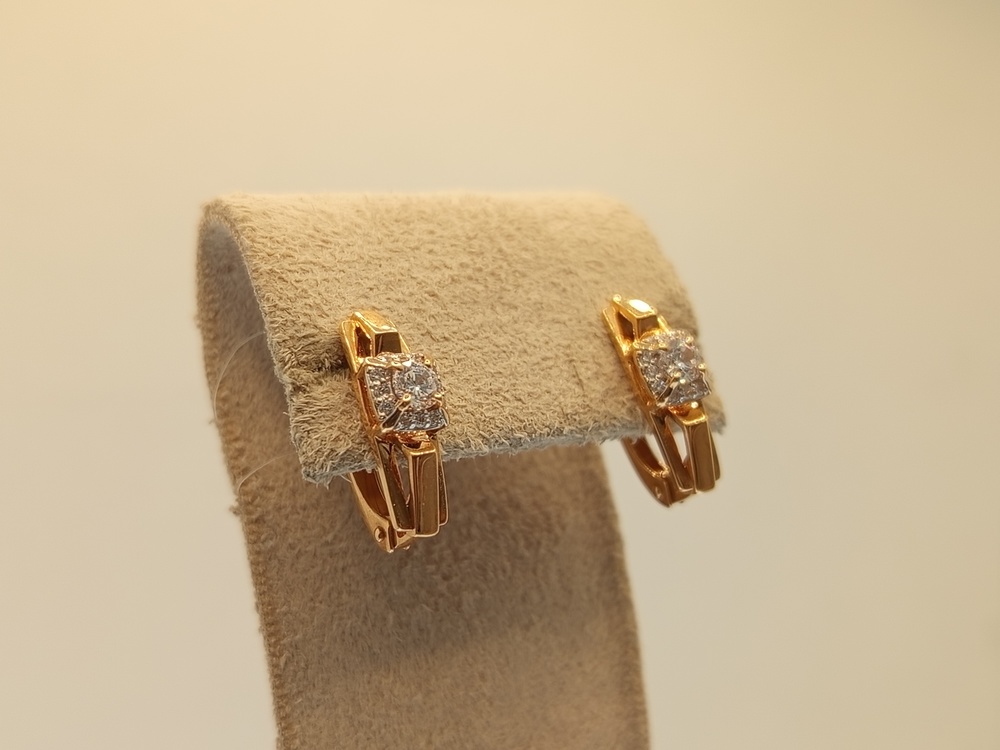 СЕРЬГИ С КАМНЯМИ (Au 585)