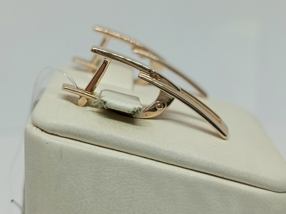 СЕРЬГИ БЕЗ КАМНЯ (Au 585)