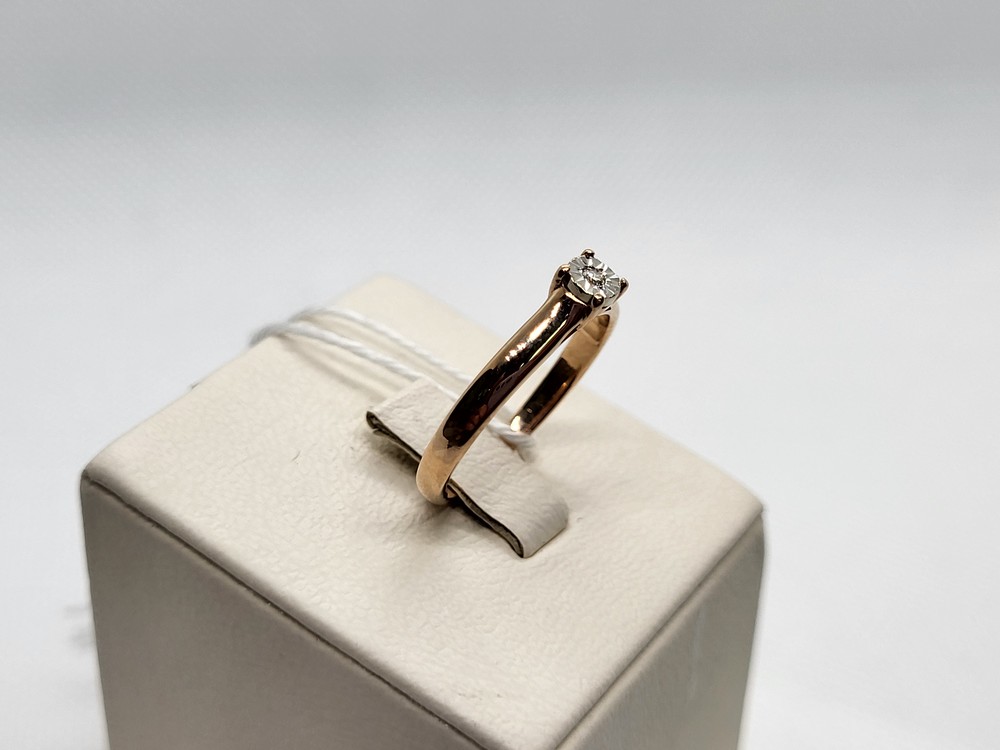 КОЛЬЦО БРИЛЛИАНТ Au 585