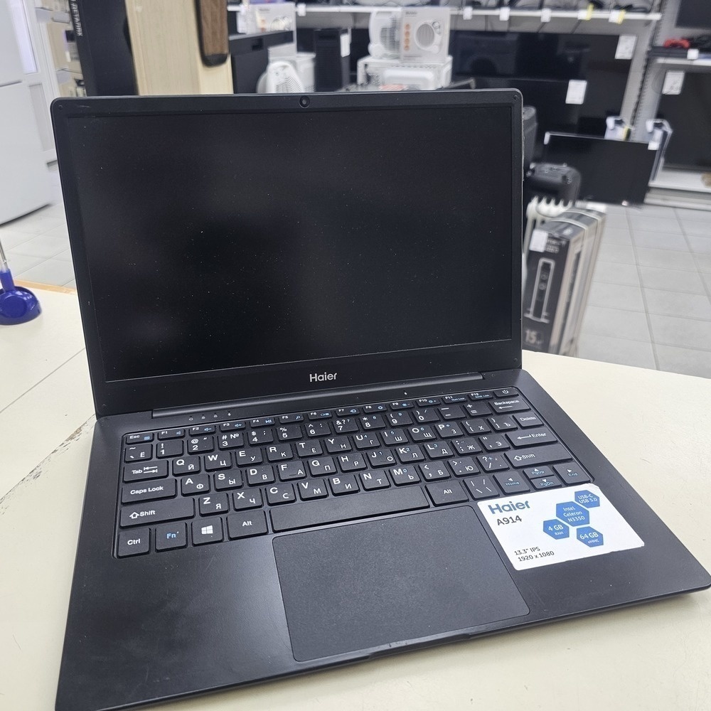 Ноутбук Haier; Celeron N3350, Нет, 4 Гб, 64 Гб, Нет