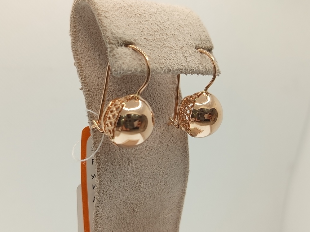 СЕРЬГИ БЕЗ КАМНЯ (Au 585)