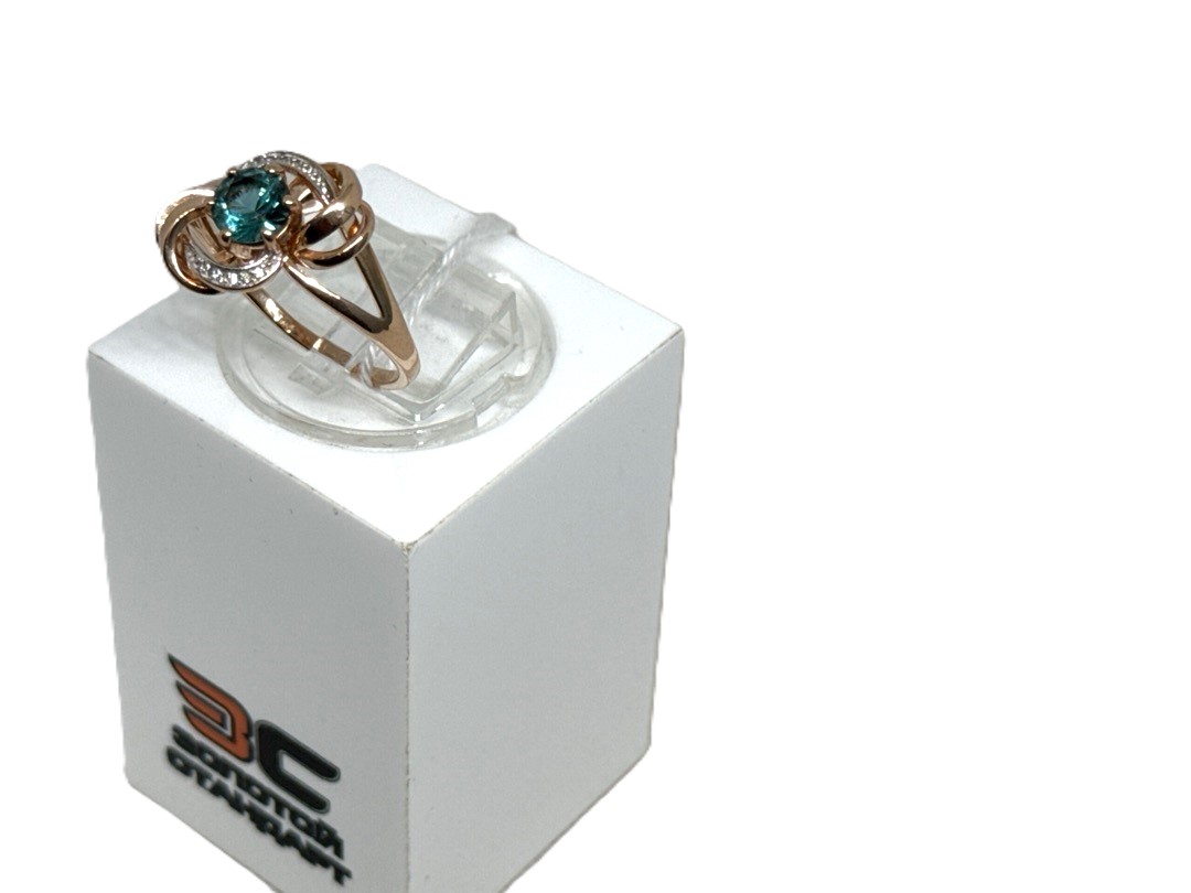 КОЛКМИ585 КОЛЬЦО С КАМНЯМИ (Au 585)