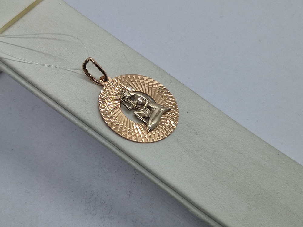 ПОДВЕСКА ЗНАК ЗОДИАКА ДЕВА (Au 585)