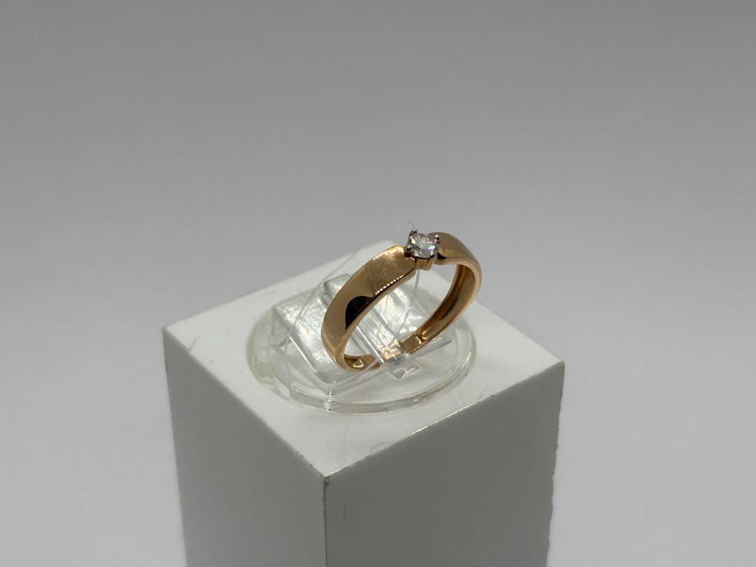 КОЛЬЦО С КАМНЕМ (Au 585)