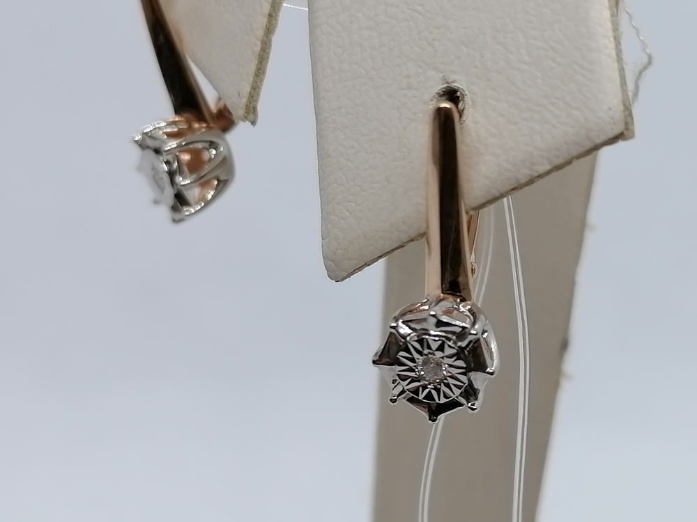 СЕРЬГИ БРИЛЛИАНТ (Au 585)