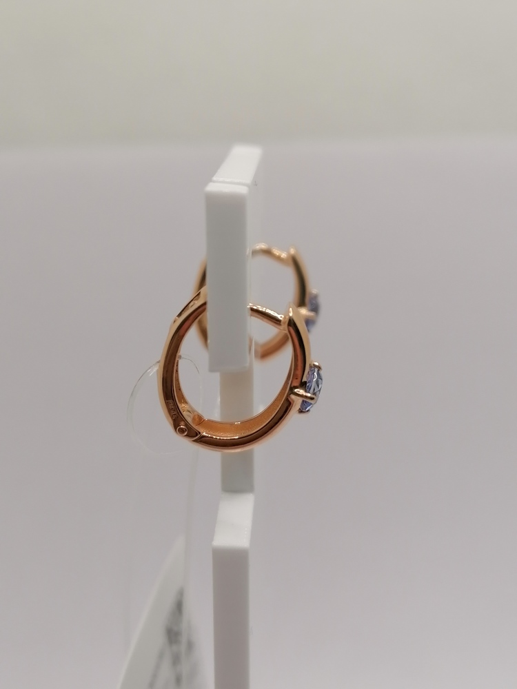 СЕРЬГИ С КАМНЕМ (Au 585)