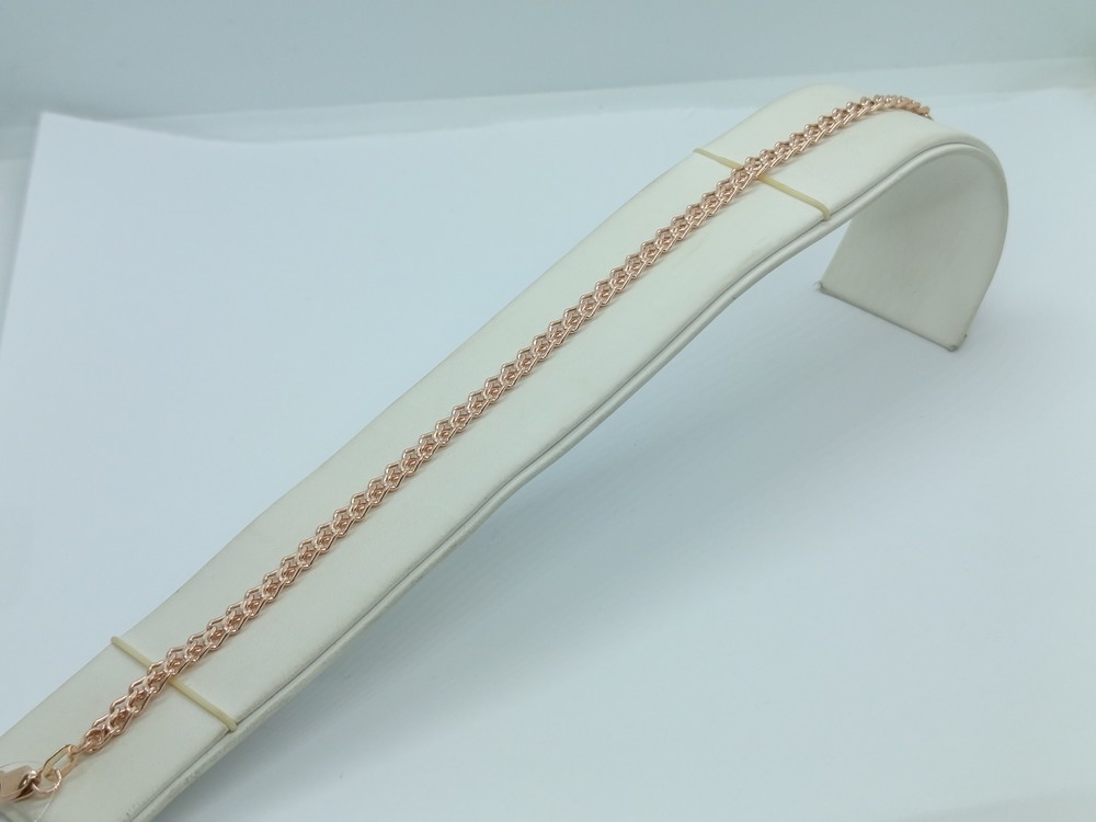 БРАСЛЕТ ПУСТОТЕЛЫЙ Царь (Au 585)