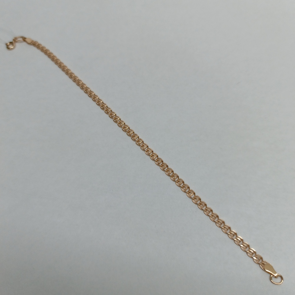 7050270-18 БРАСЛЕТ ПОЛНОВЕСНЫЙ Лав (Au 585)