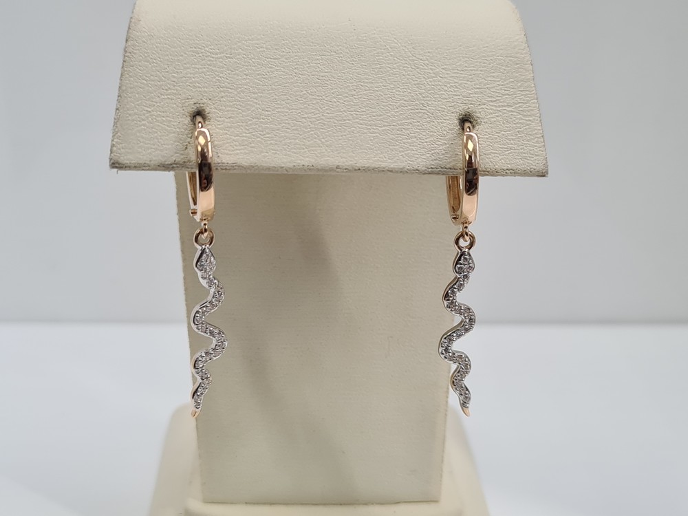 СЕРЬГИ С КАМНЯМИ (Au 585)