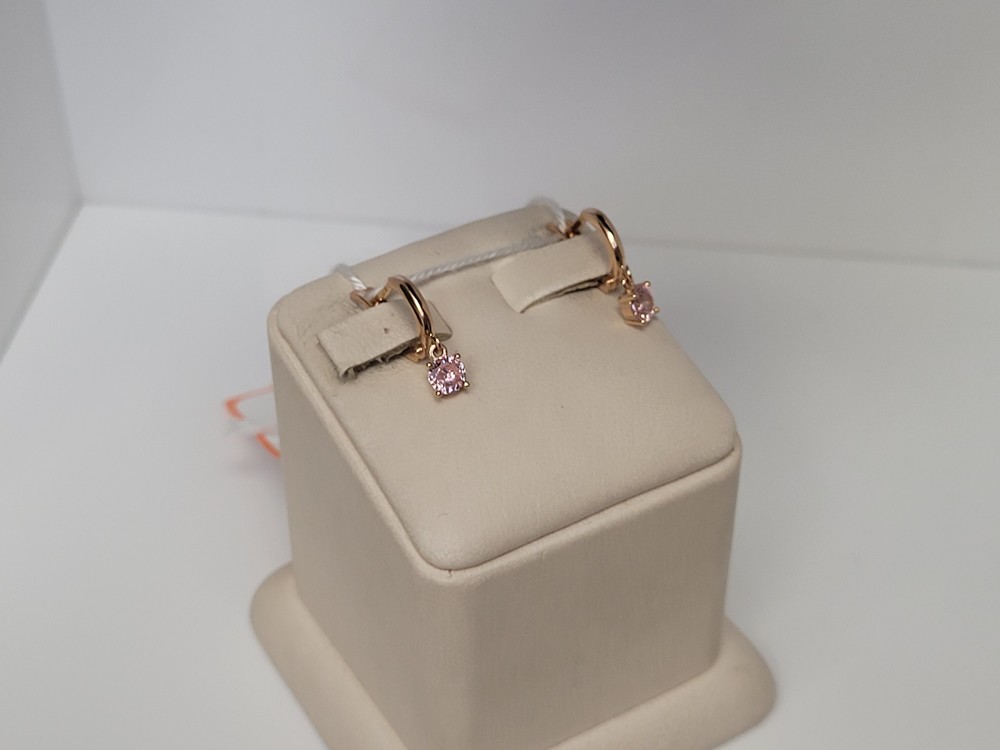 СЕРЬГИ С КАМНЕМ (Au 585)