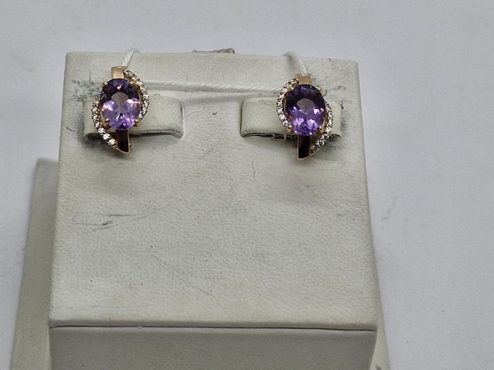 СКМИ375 СЕРЬГИ С КАМНЯМИ (Au 375) СКМИ375 СЕРЬГИ С КАМНЯМИ (Au 375)