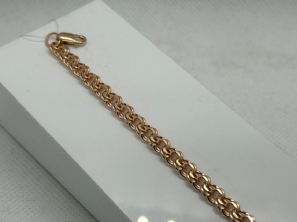 НБ 12-316ПГ БРАСЛЕТ ПУСТОТЕЛЫЙ (Au 585)