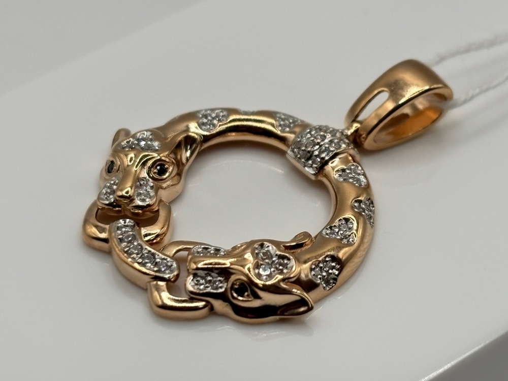 ПОДКМИ585 ПОДВЕСКА С КАМНЯМИ (Au 585)