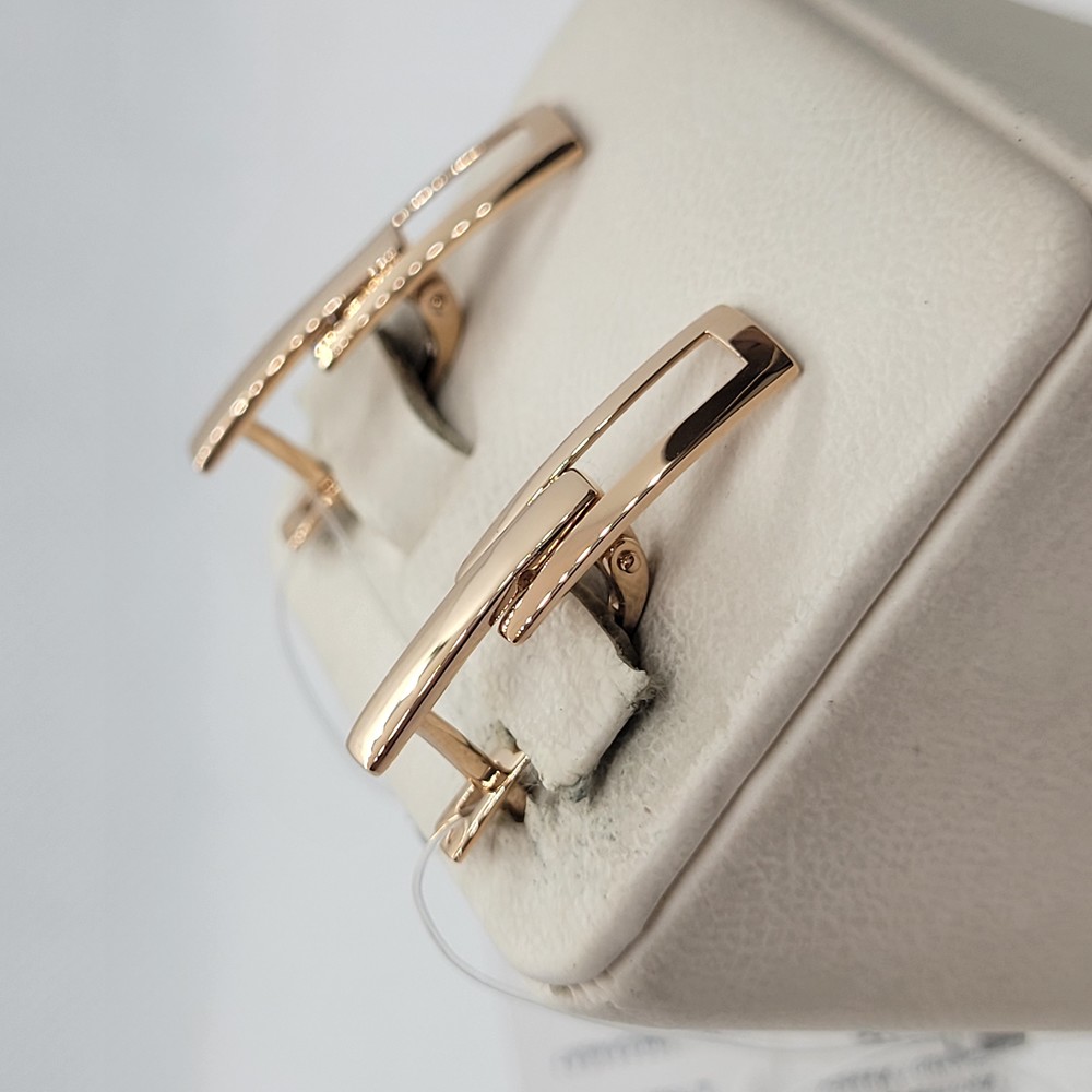 СЕРЬГИ БЕЗ КАМНЯ (Au 585)