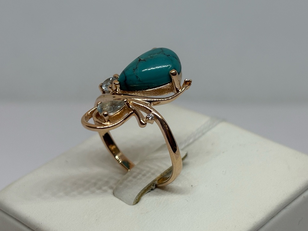 КОЛКМИ585 КОЛЬЦО С КАМНЯМИ (Au 585)