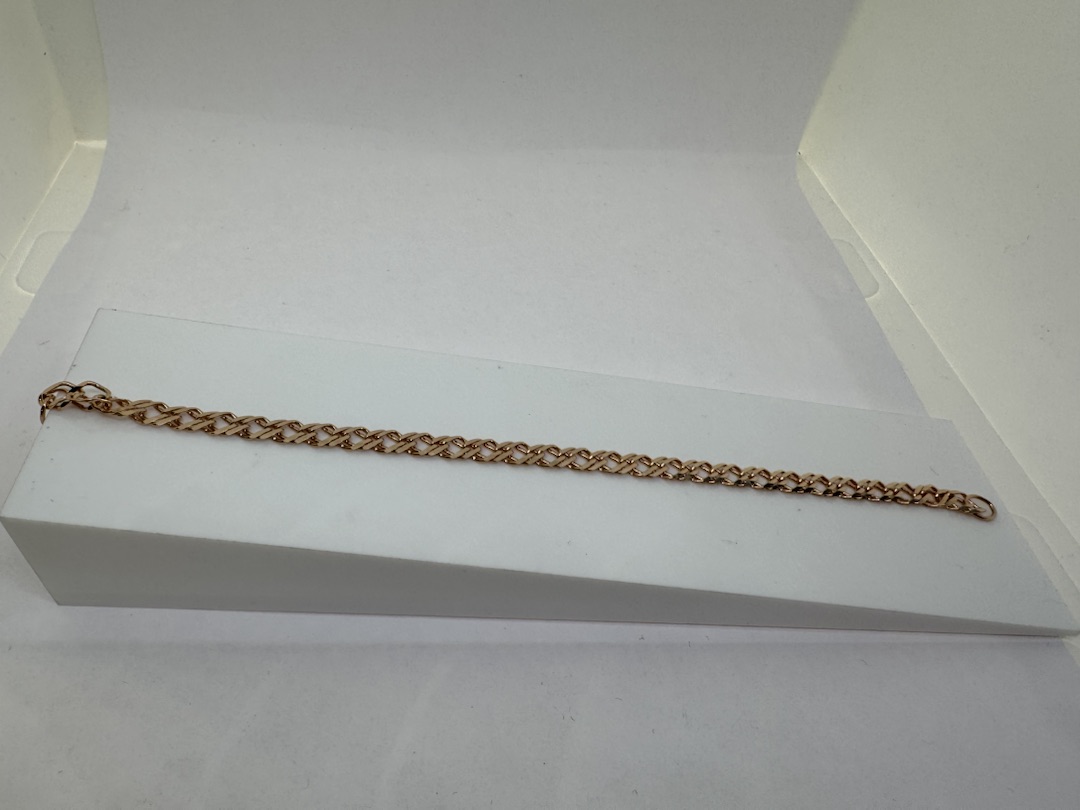 БРАСЛЕТ ПОЛНОВЕСНЫЙ Ромб двойной (Au 585)