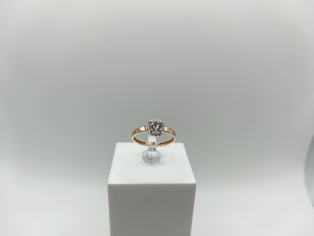 КОЛЬЦО С КАМНЯМИ (Au 585)