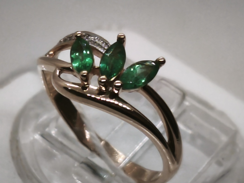 КОЛЬЦО БРИЛЛИАНТ Au 585