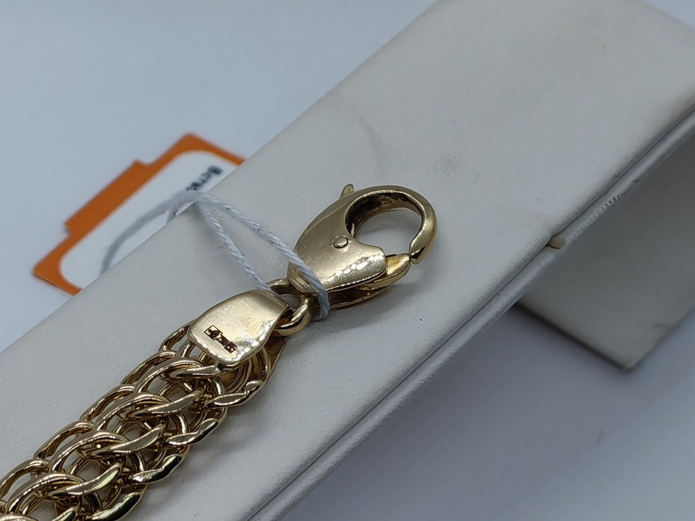 БРАСЛЕТ ПОЛНОВЕСНЫЙ Итальянка (Au 750)